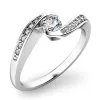 Dámský prsten s diamanty 10844D