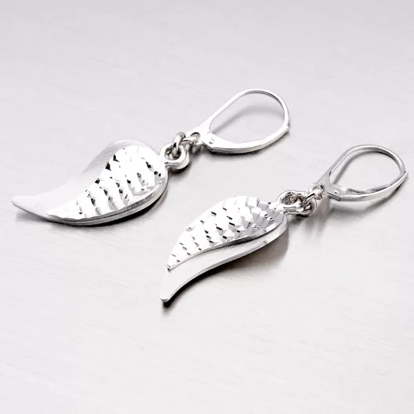 Visací stříbrné náušnice NZM-322-OKS