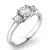 Dámský prsten bílé zlato 585/1000 přírodní diamant 0.60 ct G/SI 10803D