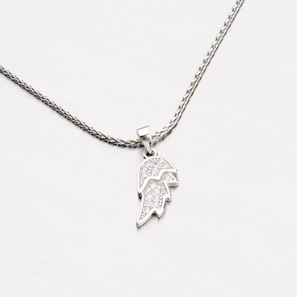 Přívěsek ve tvaru křídla se zirkony PXX14160017