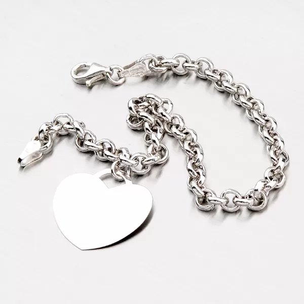 Dámský náramek stříbro 925 srdcem B1403374-1132-SLX