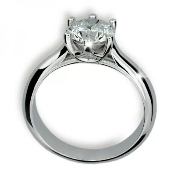 Zásnubní prsten s diamantem 1885