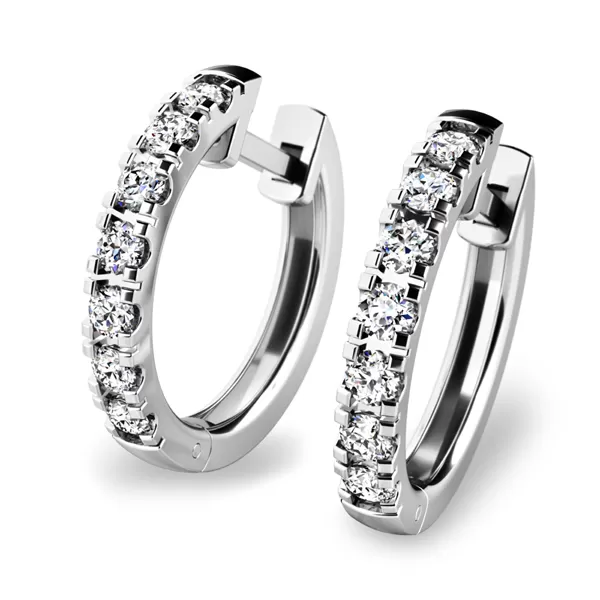 Kruhy s diamanty 10838-B-DIA