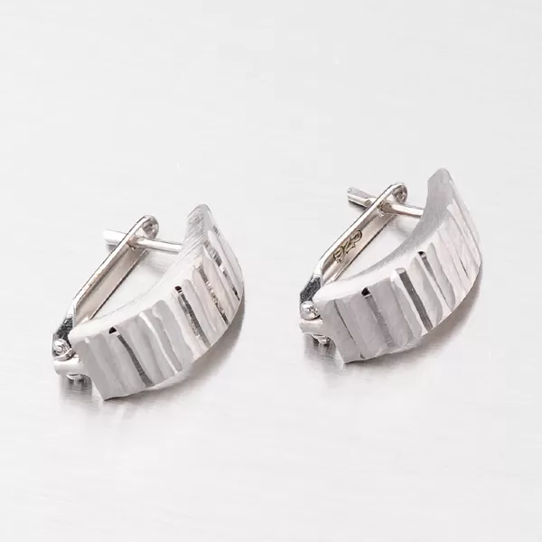 Náušnice ze stříbra CSK-254-OKS