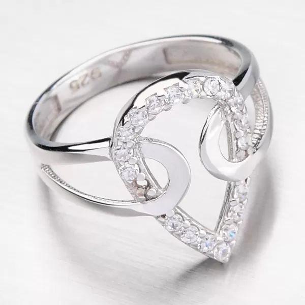 Prsten se zirkony HK-504-OKS