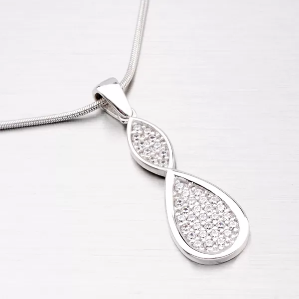 Dámský přívěsek stříbro 925 zirkon ZS-026/P-OKS