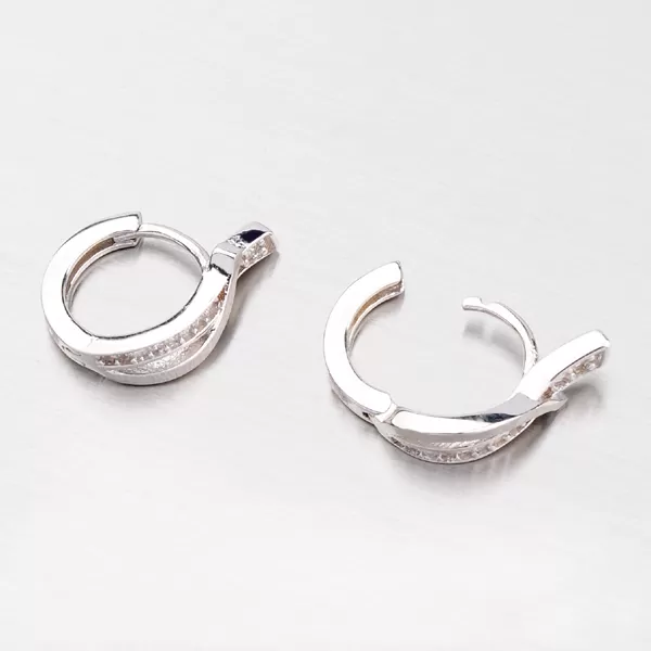 Dámské náušnice stříbro 925 zirkon OKP-484-OKS