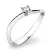 Dámský prsten bílé zlato 585/1000 přírodní diamant 0.052 ct G/SI 10841D