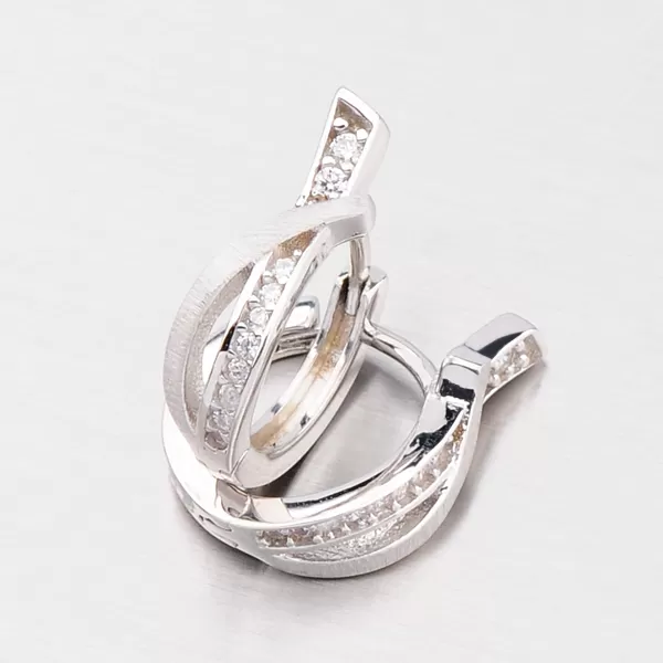 Dámské náušnice stříbro 925 zirkon OKP-484-OKS