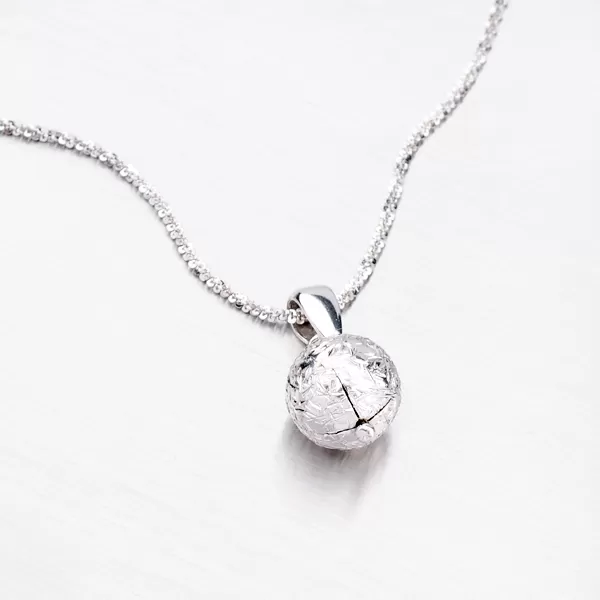 Stříbrný přívěsek - kulička 12mm PN9102D12