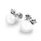 Pecky s perlami a zirkony 10890-B-ZIR-FW