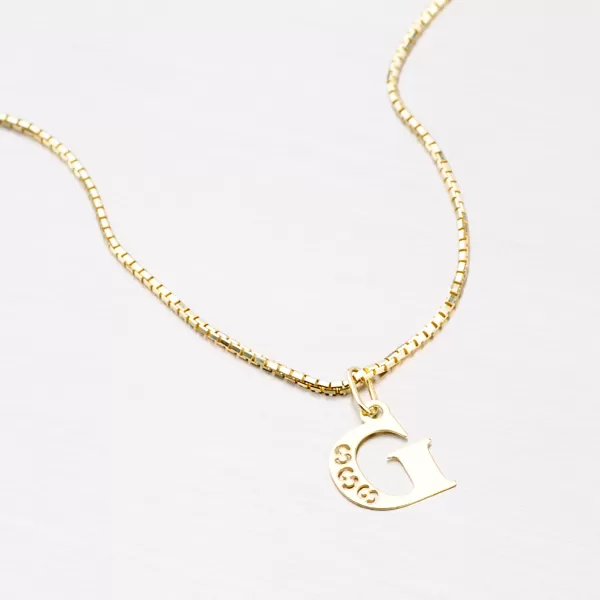 Přívěsek žluté zlato 585 písmeno G 442-0001-G