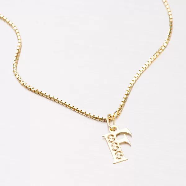 Přívěsek žluté zlato 585 písmeno F 442-0001-F