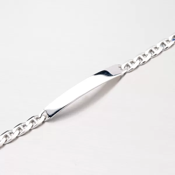 Krásný náramek Pancer s destičkou na rytinu B1300462-0011-SLX