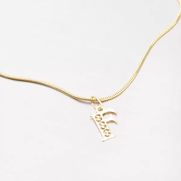 Přívěsek žluté zlato 585 písmeno F 442-0001-F