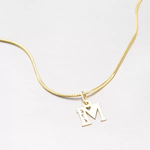 Přívěsek žluté zlato 585 písmeno M 442-0002-M