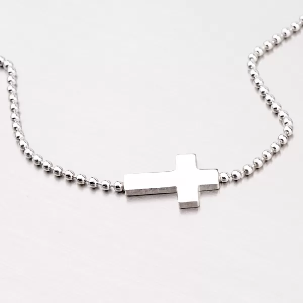 Krásný náramek s křížkem B1604183-1264-SLX