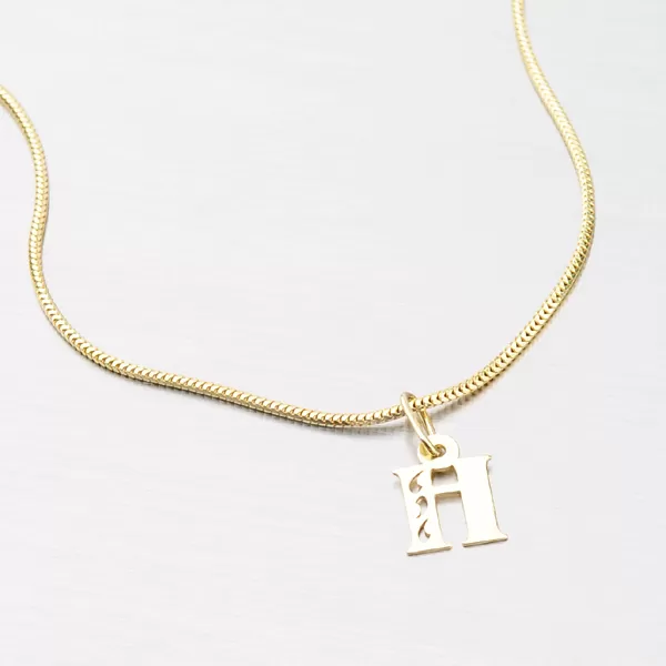 Přívěsek žluté zlato 585 písmeno H 442-0002-H