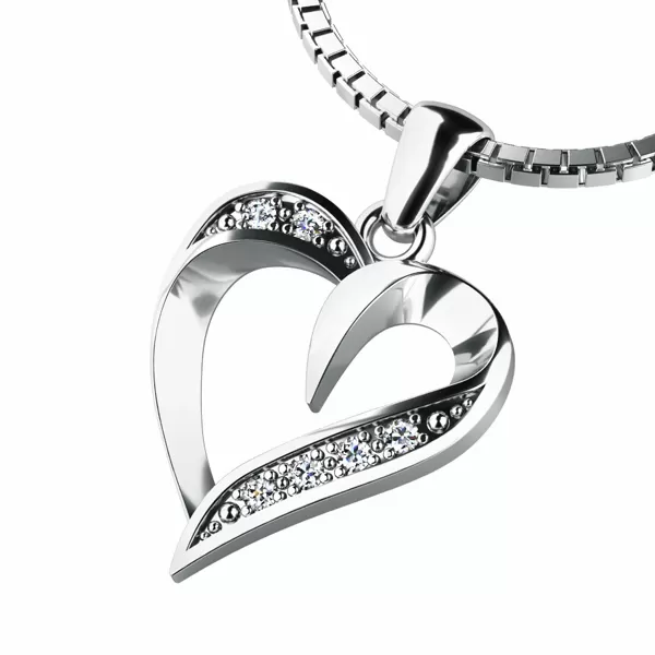 Přívěsek s diamanty 10879-B-DIA