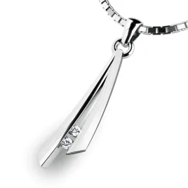 Dámský přívěsek přírodní diamant 0.028 ct G/SI 10866-B-DIA