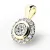 Dámský přívěsek žluté zlato 585/1000 přírodní diamant 0.312 ct G/SI briliantový 10823-ZL