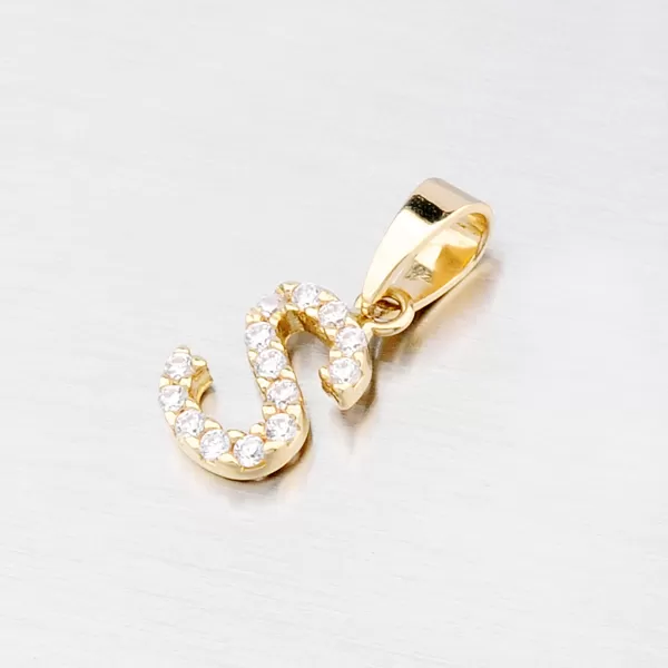 Přívěsek písmeno S - zlato 585 13-152-S