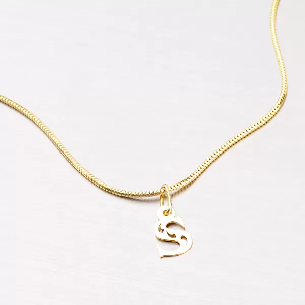 Přívěsek žluté zlato 585 písmeno 442-0002-S