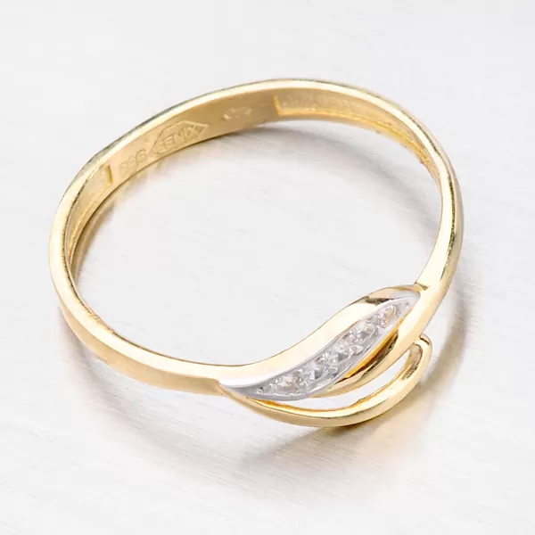 Jednoduchý prsten ze zlata 41-NR84