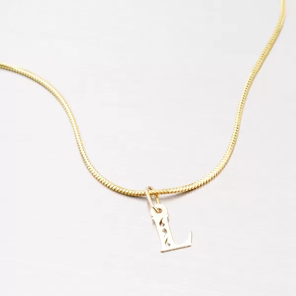 Přívěsek žluté zlato 585 písmeno L 442-0002-L