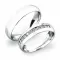 Snubní prsteny stříbro 925 zirkon 0.30 ct G/SI stříbra SP-61024-Ag