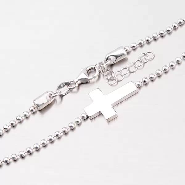 Krásný náramek s křížkem B1604183-1264-SLX