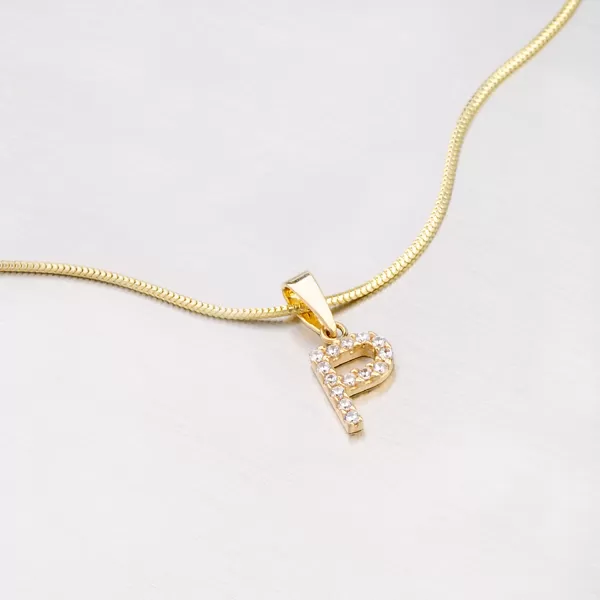 Zlatý přívěsek - písmeno P 13-152-P