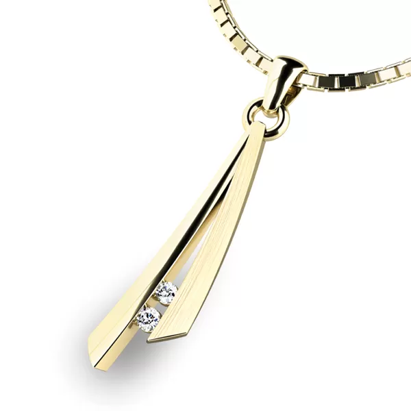 Přívěsek s diamanty 10866-ZL-DIA