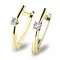 Visací náušnice s diamanty 10830-ZL-DIA