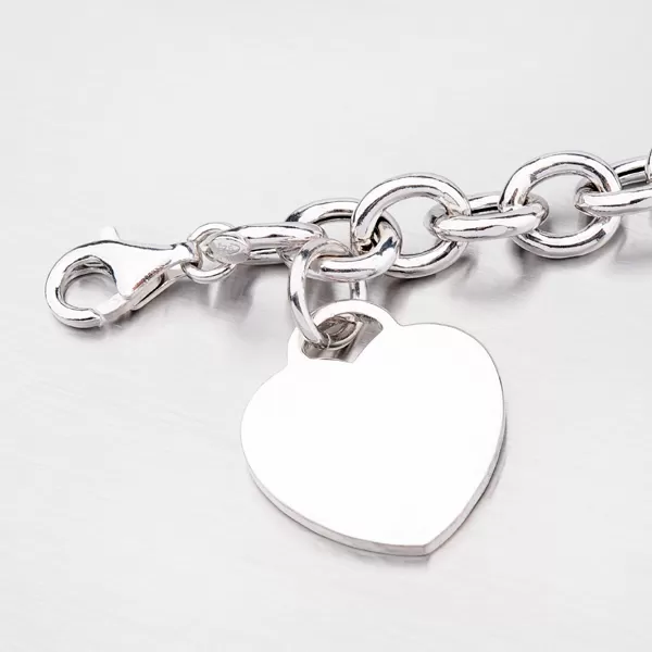 Stříbrný náramek se srdíčkem B1400721-1264-SLX