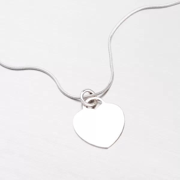 Dámský přívěsek stříbro 925 srdíčko s možností rytiny P1400236-1264-SLX