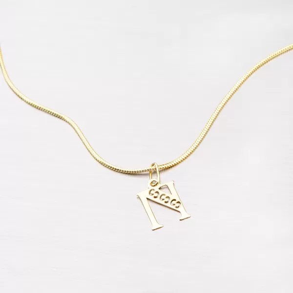 Přívěsek žluté zlato 585 písmeno N 442-0001-N