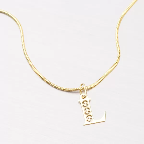 Přívěsek žluté zlato 585 písmeno L 442-0001-L