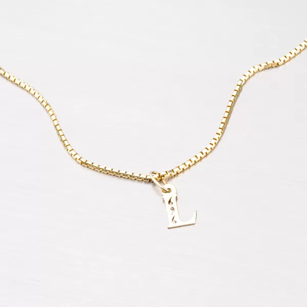 Přívěsek žluté zlato 585 písmeno L 442-0002-L