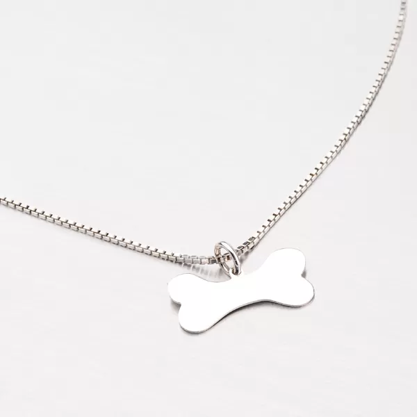 Stříbrná destička - kost P1601987-1397-SLX