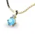 Dámský přívěsek přírodní diamant 0.90 ct G/SI topaz 10859Z-TPZ