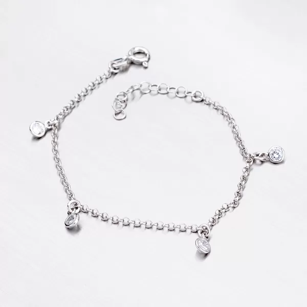 Dámský náramek zdobený zirkony MBR1477Z4