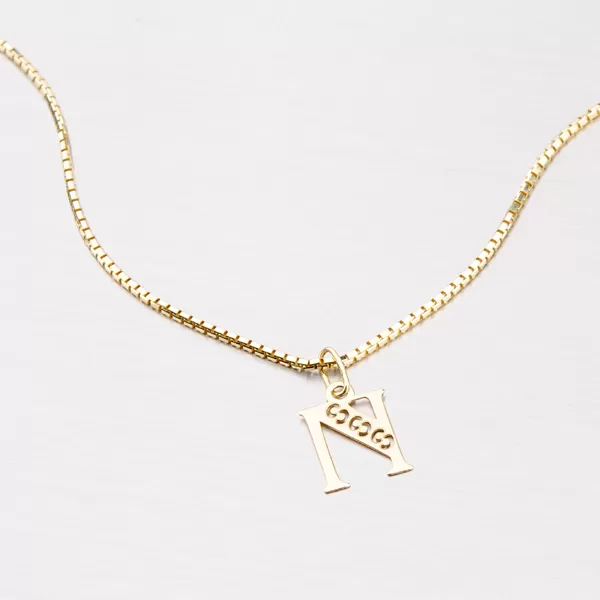 Přívěsek žluté zlato 585 písmeno N 442-0001-N