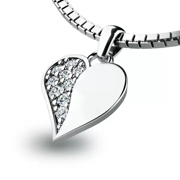 Zlatý přívěsek s diamanty 10880-B-DIA