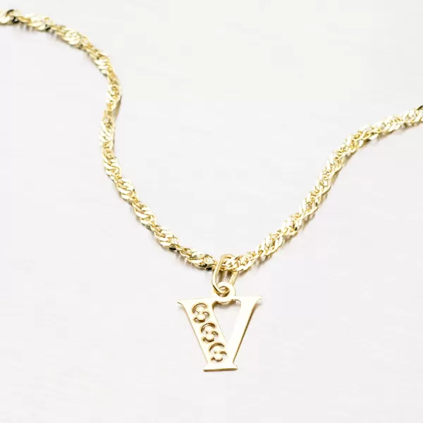 Přívěsek žluté zlato 585 písmeno 442-0001-V