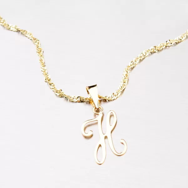 Zlaté písmenko H 43-2937-H