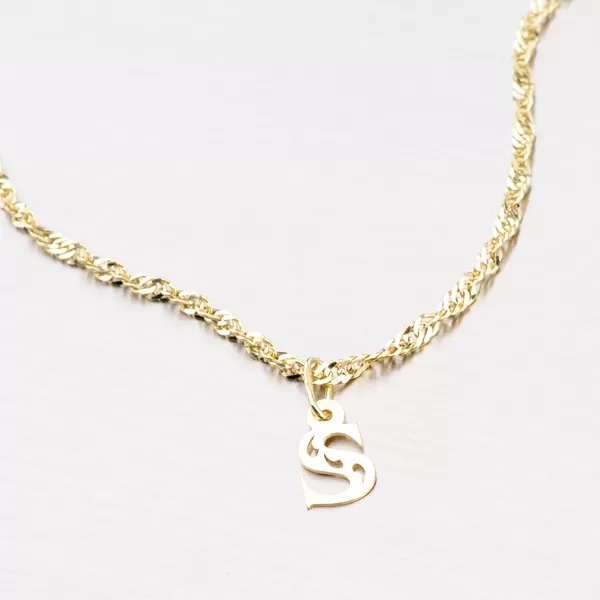 Přívěsek žluté zlato 585 písmeno 442-0002-S