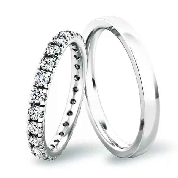 Snubní prsteny ze žlutého zlata SP-61045