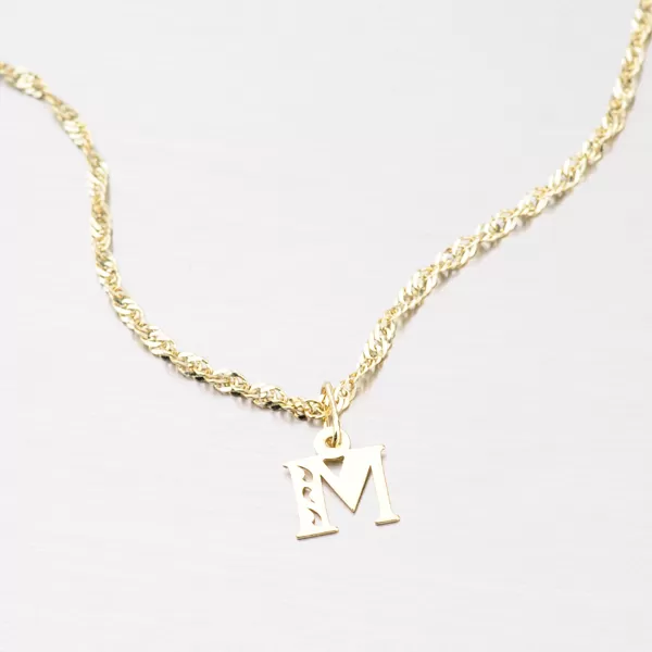 Přívěsek žluté zlato 585 písmeno M 442-0002-M