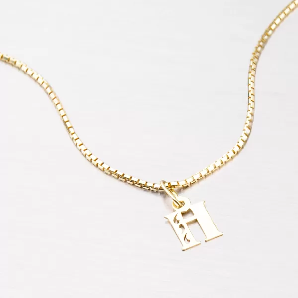 Přívěsek žluté zlato 585 písmeno H 442-0002-H